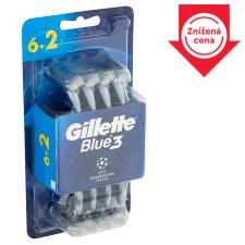 Gillette Blue3 Comfort UEFA Champions League Disposable Razors 8 pcs