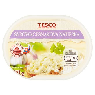 Tesco Syrovo cesnaková nátierka 100 g