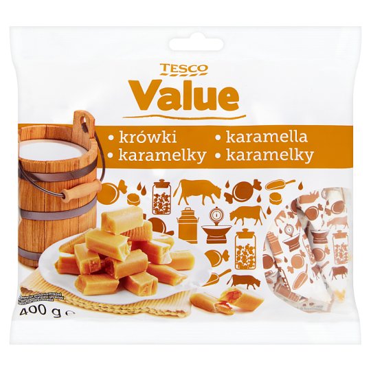 Tesco Value Karamelky 400 g