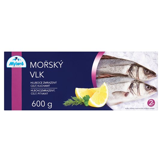 Mylord Morský vlk hlbokozmrazený, celý, pitvaný 2 ks 600 g