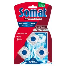 SOMAT čistič umývačky v tabletách Anti-limescale 3 ks