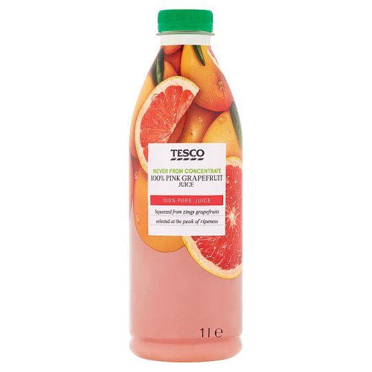 Tesco 100% grapefruitová šťava 1 l