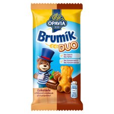 Opavia Brumík Duo Nut Flavour and Chocolate Fine Pastry 30 g