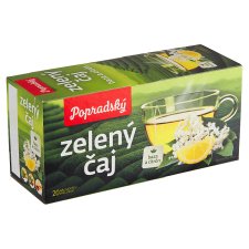 Popradský Green Tea - Elderberry and Lemon 30 g