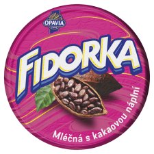 Opavia Fidorka Mliečna s kakaovou náplňou 30 g
