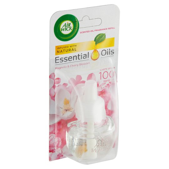 Air Wick Essential Oils Tekutá náplň do elektrického prístroja magnólia a kvitnúca čerešňa 19 ml
