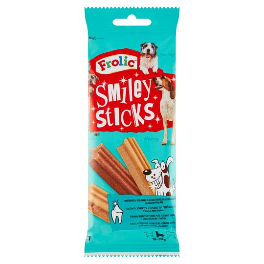 Frolic Smiley Sticks doplnkové krmivo pre psov staršie ako 4 mesiacov 7 ks 175 g