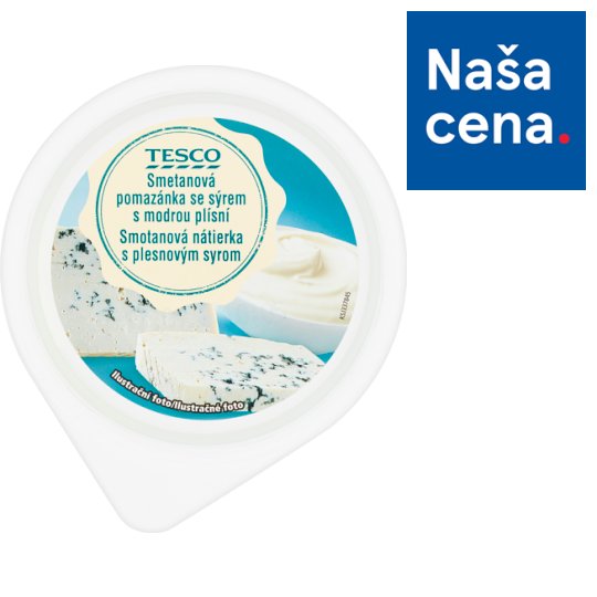 Tesco Smotanová nátierka s plesňovým syrom 150 g