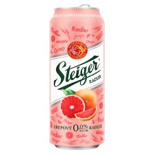 Steiger Radler 0.0% Pink Grapefruit 0.5 L