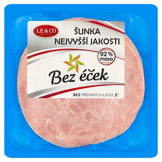 Le & Co Šunka najvyššej akosti bez éčok 100 g