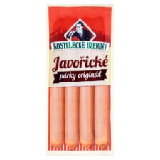 Kostelecké Uzeniny Javořické párky originál 0,180 kg