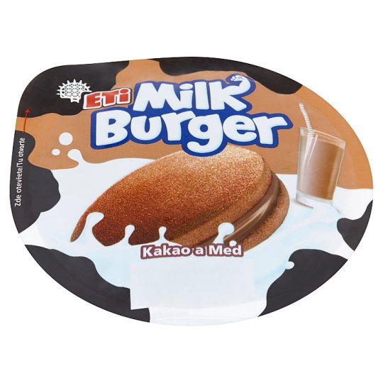 Milk Burger Cocoa and Honey 35 g Tesco Groceries