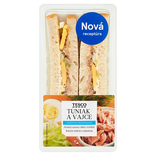 Tesco Tuna and Egg Toast Bread 192 g