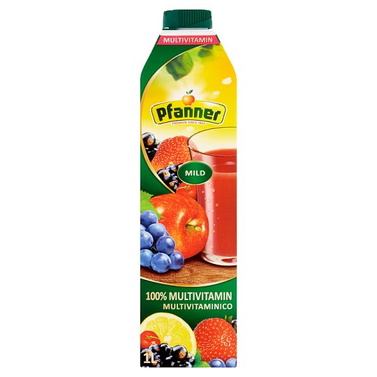 Pfanner 100% multivitamínová šťava 1 l