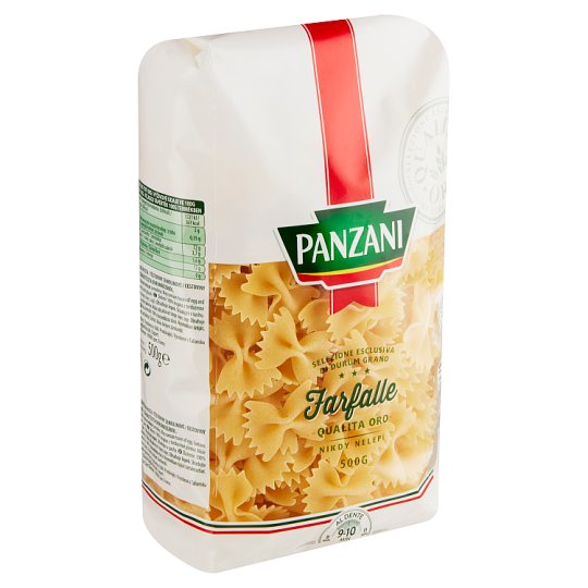 Panzani Farfalle cestoviny semolinové sušené 500 g