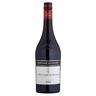Calvet Heritage de Calvet Côtes du Rhône Village suché červené víno 750 ml