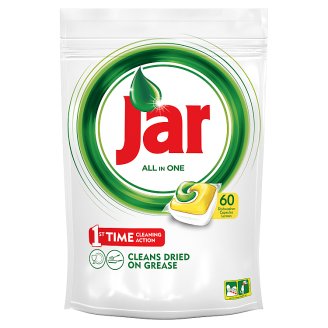 Jar All In One Lemon kapsuly do automatickej umývačky riadu 60 kusov