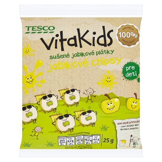 Tesco Goodness Vitakids jablkové plátky 25 g