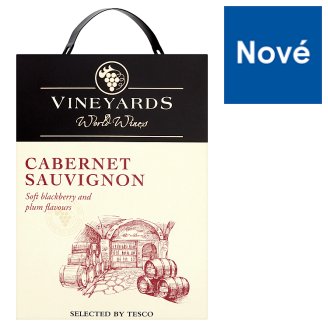 Vineyards World Wines Cabernet Sauvignon červené víno suché 3 l