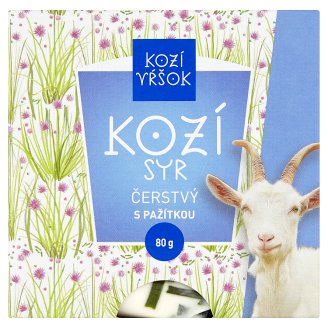 Kozí Vŕšok Kozí syr čerstvý s pažítkou 80 g