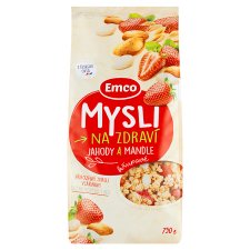 Emco Mysli na Zdraví Crunchy Strawberries and Almonds 750 g