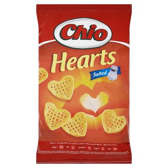 Chio Hearts Salted smažený zemiakovo-ryžový snack s príchuťou 65 g