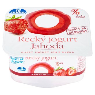 Milko Řecký jogurt jahoda 140 g