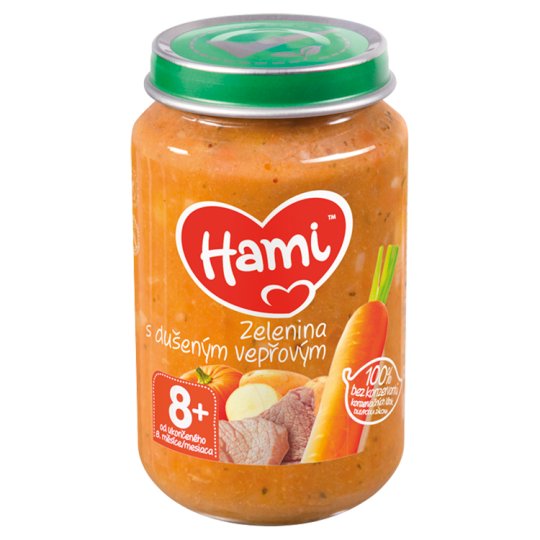 HAMI príkrm Zelenina s duseným bravčovým 200 g