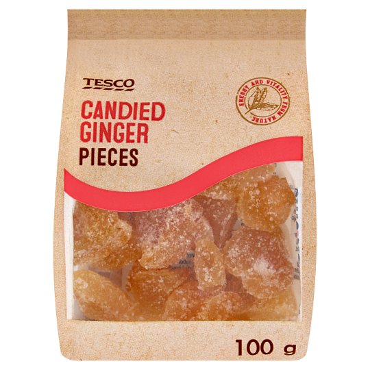Tesco Kandizovaný zázvor kocky 100 g