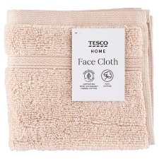 Tesco Home Taupe Face Cloth 30 cm x 30 cm