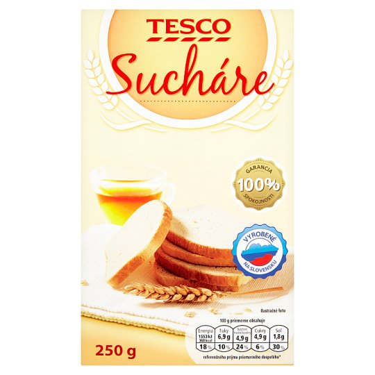 Tesco Sucháre 250 g