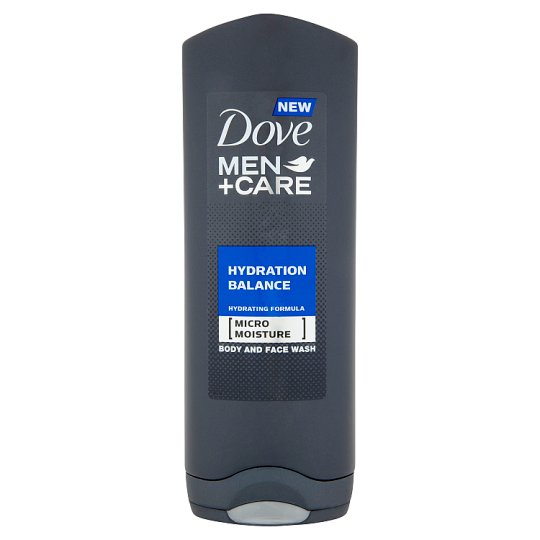 Dove Men+Care Hydration balance sprchovací gél na telo a tvár pre mužov 250 ml