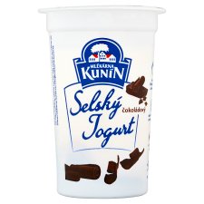 Mlékárna Kunín Selský jogurt čokoládový 200 g