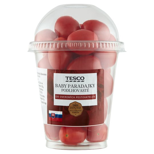 Tesco Baby paradajky podlhovasté 250 g