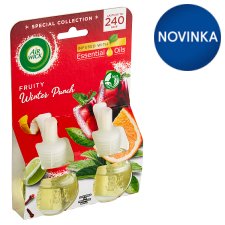 Air Wick Essential Oils Tekutá náplň do elektrického prístroja zimný punč 2 x 19 ml