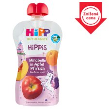 Hipp HiPPiS Bio jablko-broskyňa-mirabelka 100 g