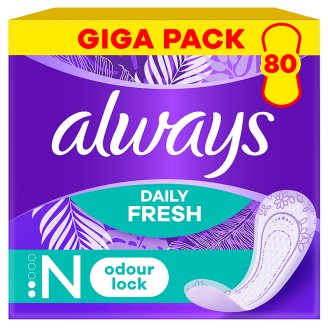 Always Dailies Fresh & Protect Normal Intímky 80 Kusov