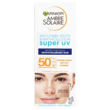 Ambre Solaire Super UV ochranný fluid na tvár SPF 50 +, 50 ml