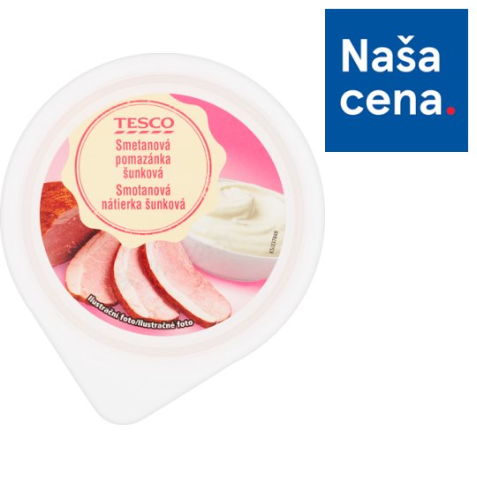 Tesco Smotanová nátierka šunková 150 g