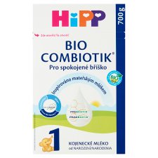 HiPP Combiotik 1 Bio počiatočná mliečna dojčenská výživa od narodenia 700 g