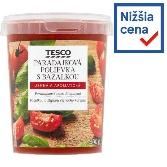 Tesco Tomato & Basil Soup 400 g