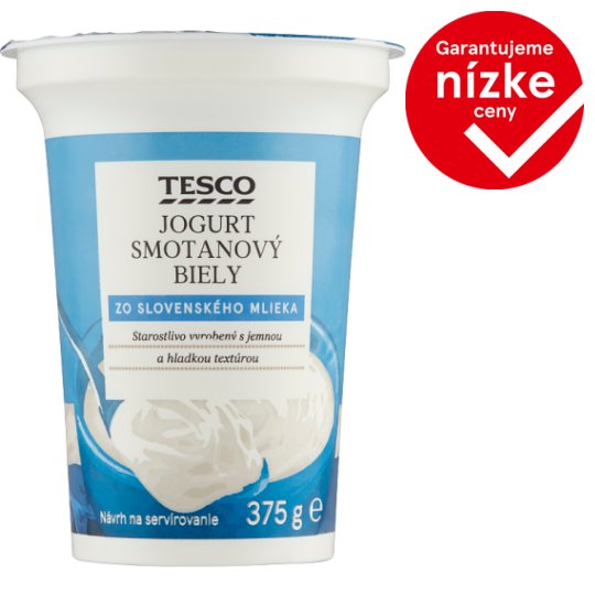 Tesco White Creamy Yoghurt 375 g