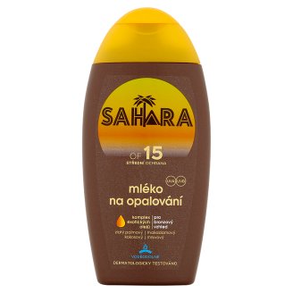 Sahara Mlieko na opaľovanie OF 15 200 ml