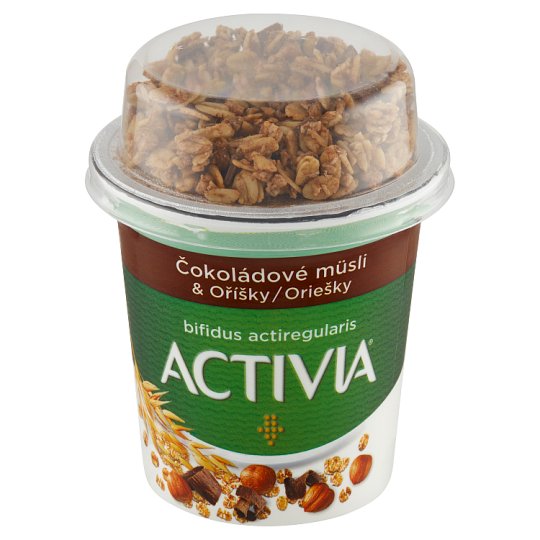 Activia White Yogurt with Chocolate Muesli and Nuts 170 g
