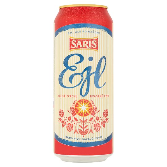 Šariš Ejl svetlé zvrchu kvasené pivo 500 ml