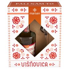 Marsen Sour Cherry Spirit Traditional 42% Gift Pack 0.5 L with Glass