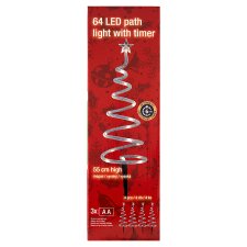 Snow Meister SM2580 64 LED svetiel na vianočné cestičky s časovačom 4 ks