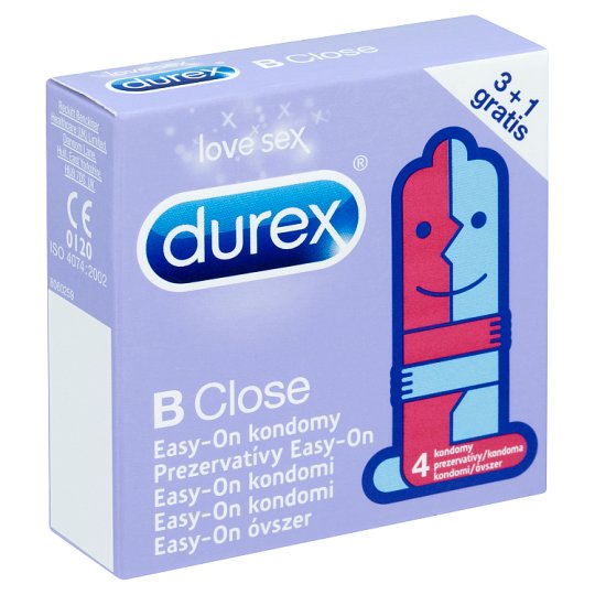Durex B Close Easy-On prezervatívy 4 ks