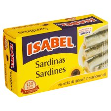 Isabel Sardines in Sunflower Oil 125 g