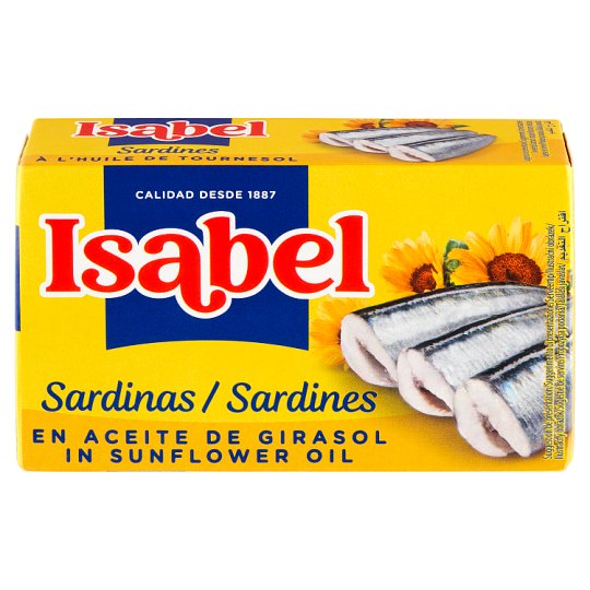 Isabel Sardinky v slnečnicovom oleji 125 g